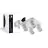 D'Lite Soffitto Faretti Clio Aluminium Bianca Inclinabile| Adatto per 4x GU10