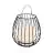 Nordlux Lampada Da Tavolo Jim To-Go Portable Batteria Metallo Nero 3W 300lm - 827 Bianco Molto Caldo | A 3 Livelli Dimmerabile 