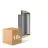 Confezione Multipack 10x Nordlux Nico Luce Da Parete Aluminium Antracite Up & Down | Adatto per 2x GU10