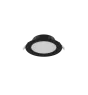 Noxion Downlight LED Hera Piatto Incasso Nero 9W 900lm 80D - 827-830-840 CCT | 132mm - Ritaglio 120mm