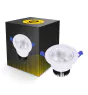 Bright Choice Downlight LED Il Giro Inclinabile 15W 1200lm 60D - 930 Luce Calda -  | 135mm - Ritaglio 110mm - UGR <19