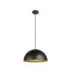 SLV Forchini M 40 Luce Pendente Acciaio Nero | Adatto per 1x E27 